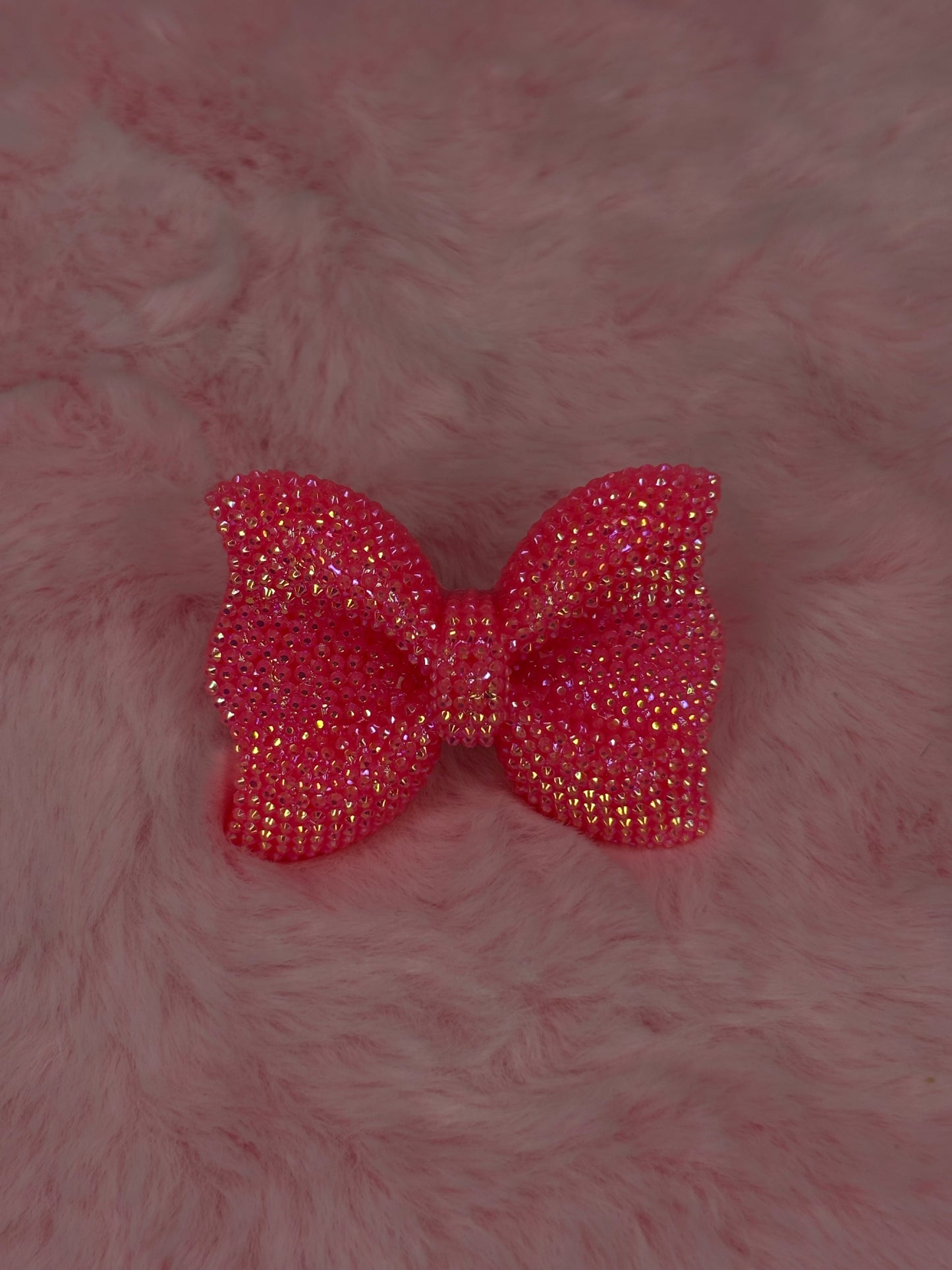 hot pink bow ring