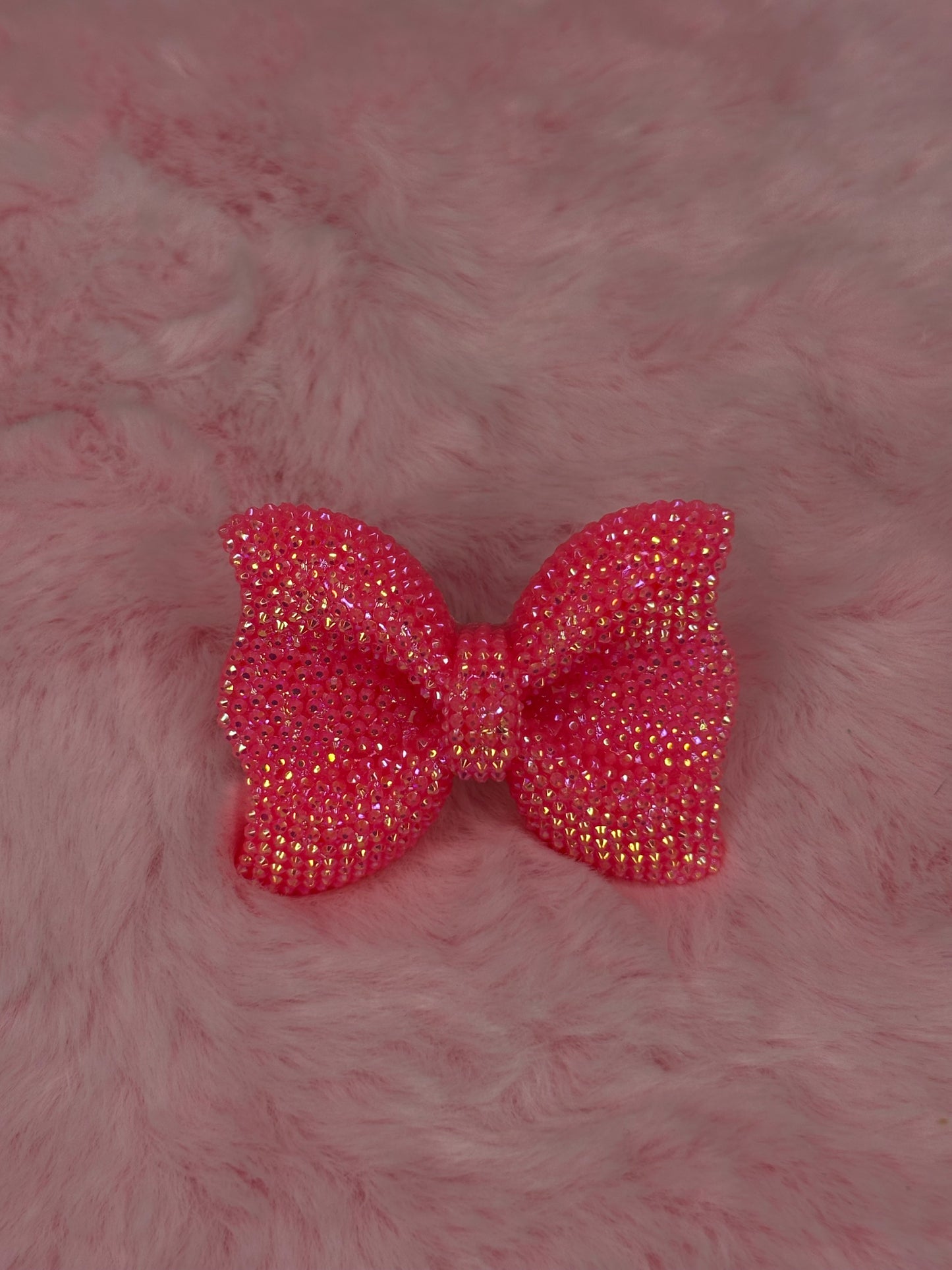 hot pink bow ring