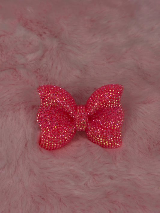 hot pink bow ring